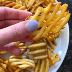 Air Fryer Frozen Waffle Fries (8)
