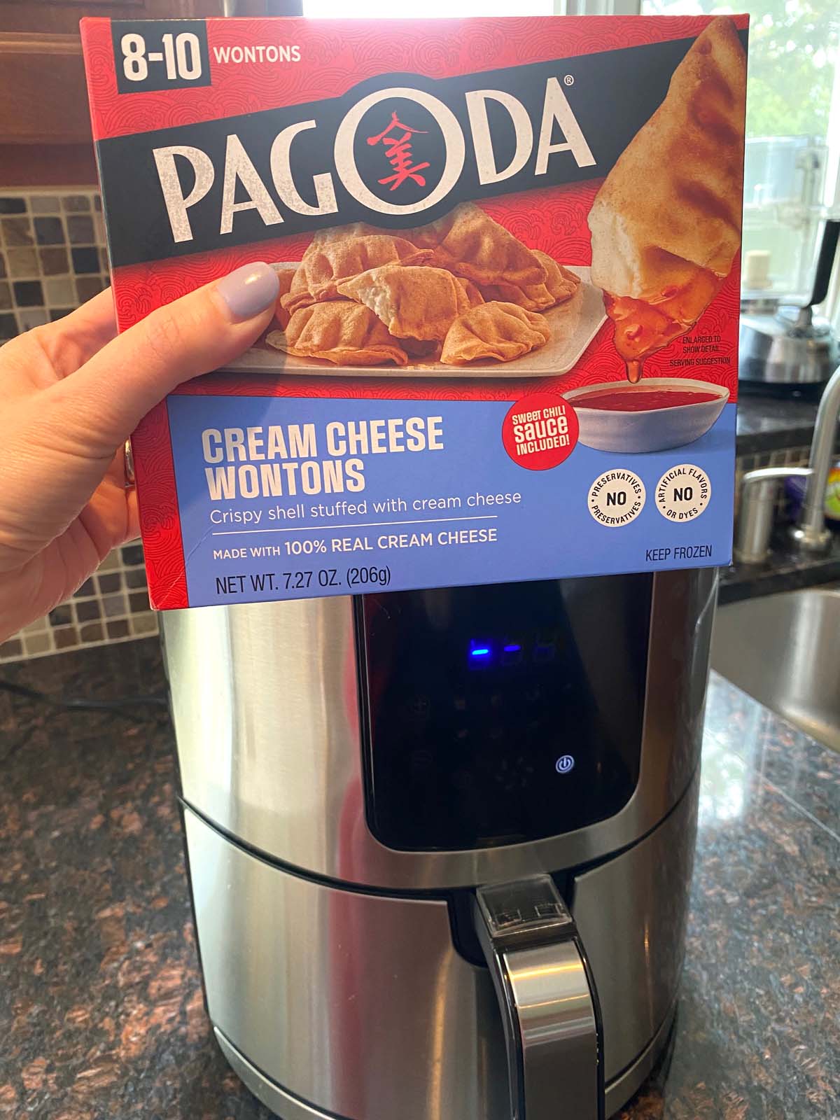 Air Fryer Frozen Cream Cheese Wontons Melanie Cooks