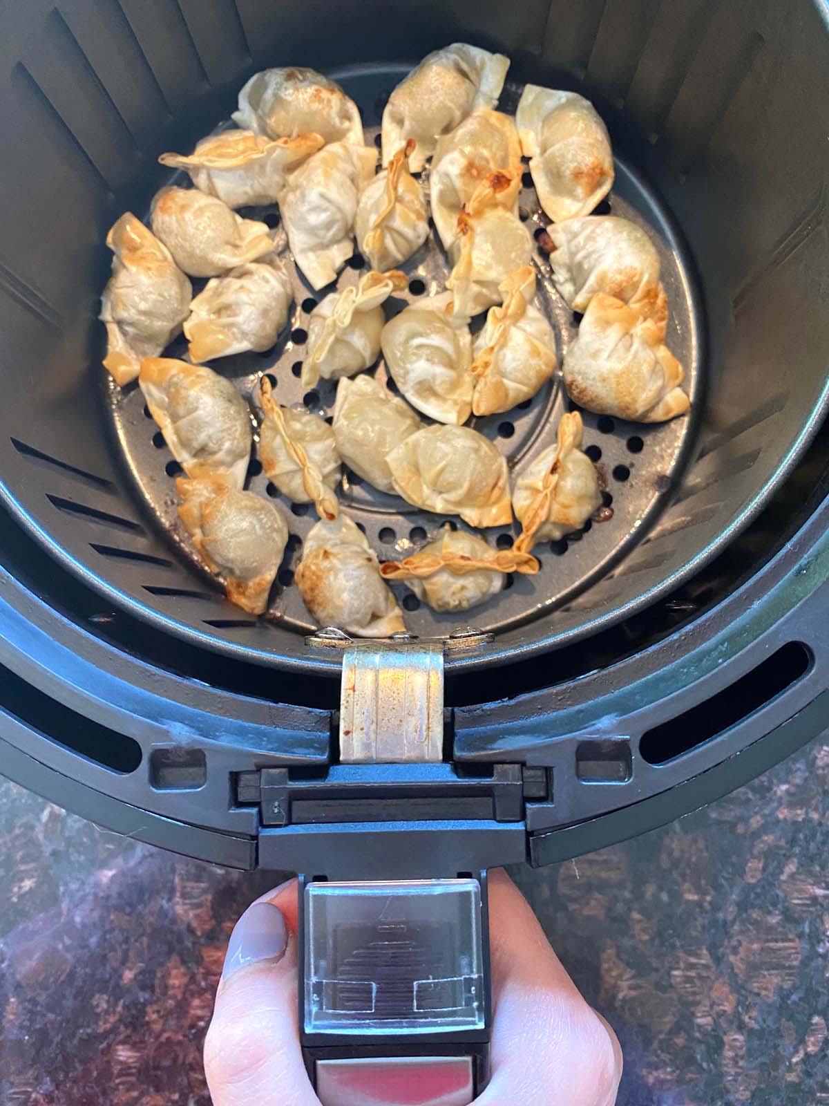 How To Make Air Fryer Mini Wontons - Clove and Cumin