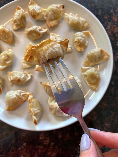 Air Fryer Frozen Mini Wontons (8)