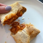 Air Fryer Frozen Pizza Puff