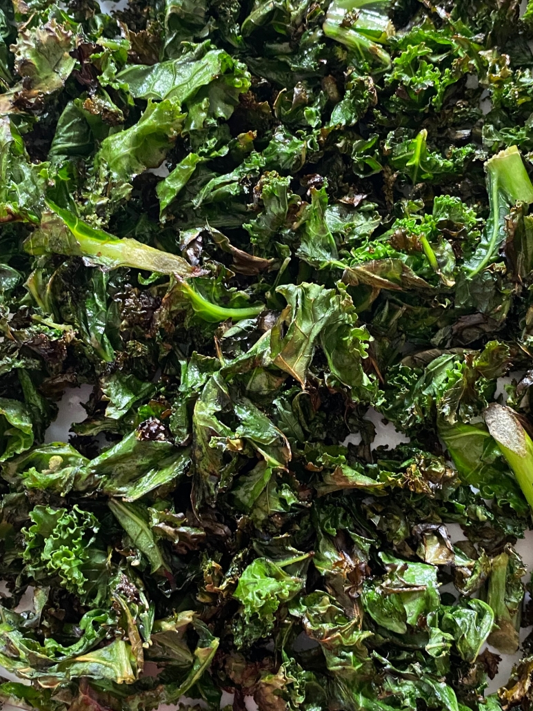 crispy sauteed kale