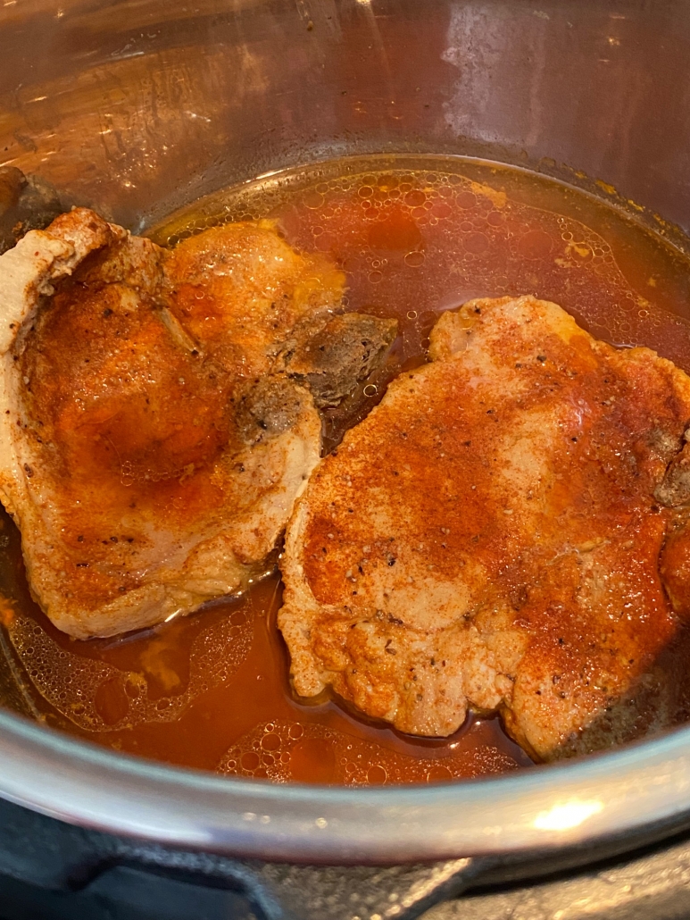 bone in pork chops in instant pot