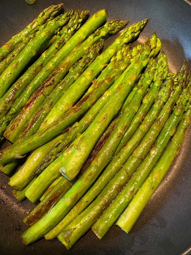 Sauteed Asparagus How To Cook Asparagus In A Skillet On The Stove