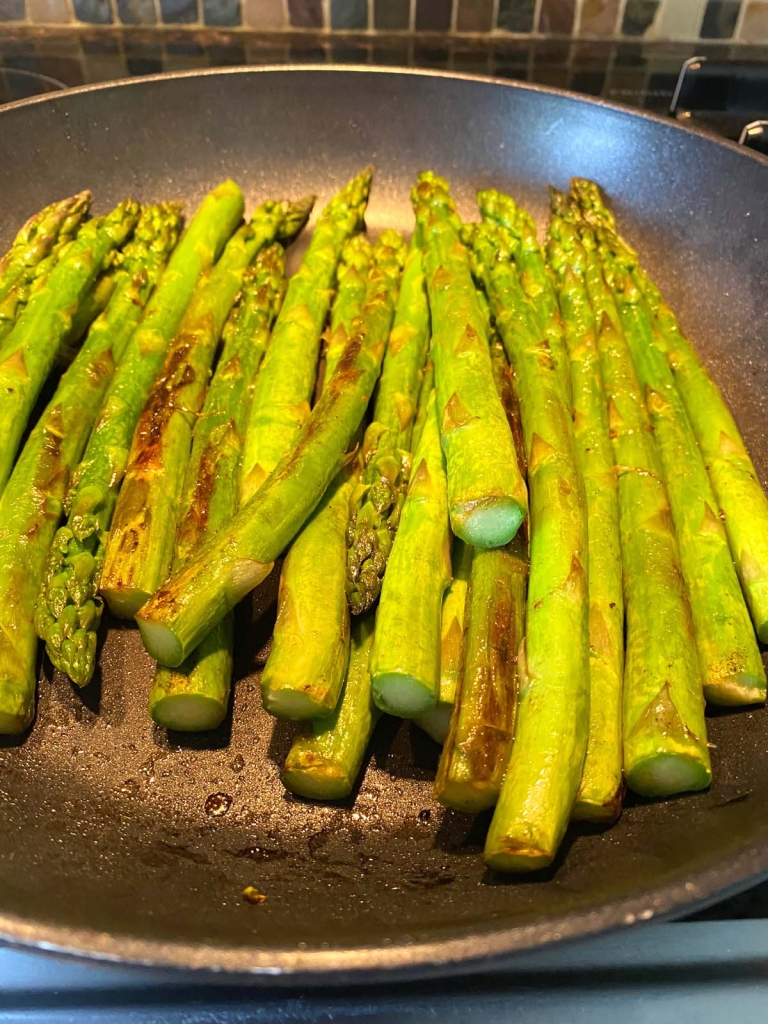 Sauteed Asparagus How To Cook Asparagus In A Skillet On The Stove