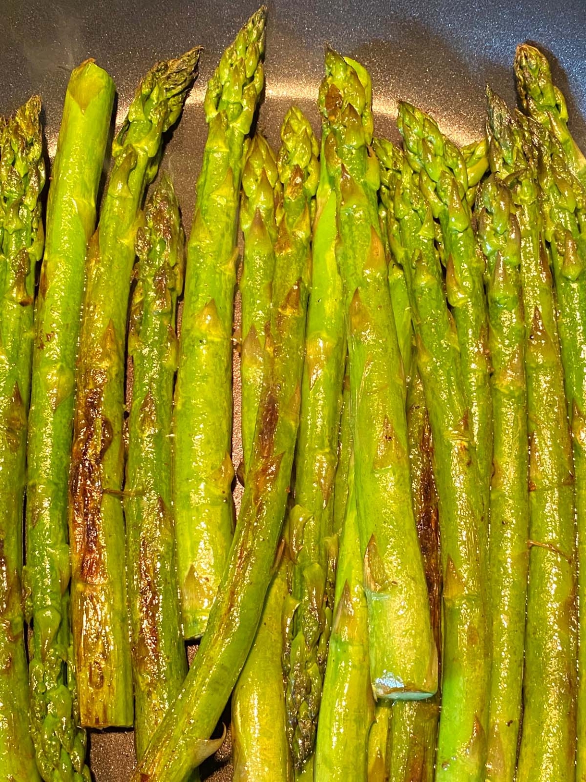 Sauteed Asparagus How To Cook Asparagus In A Skillet On The Stove Melanie Cooks