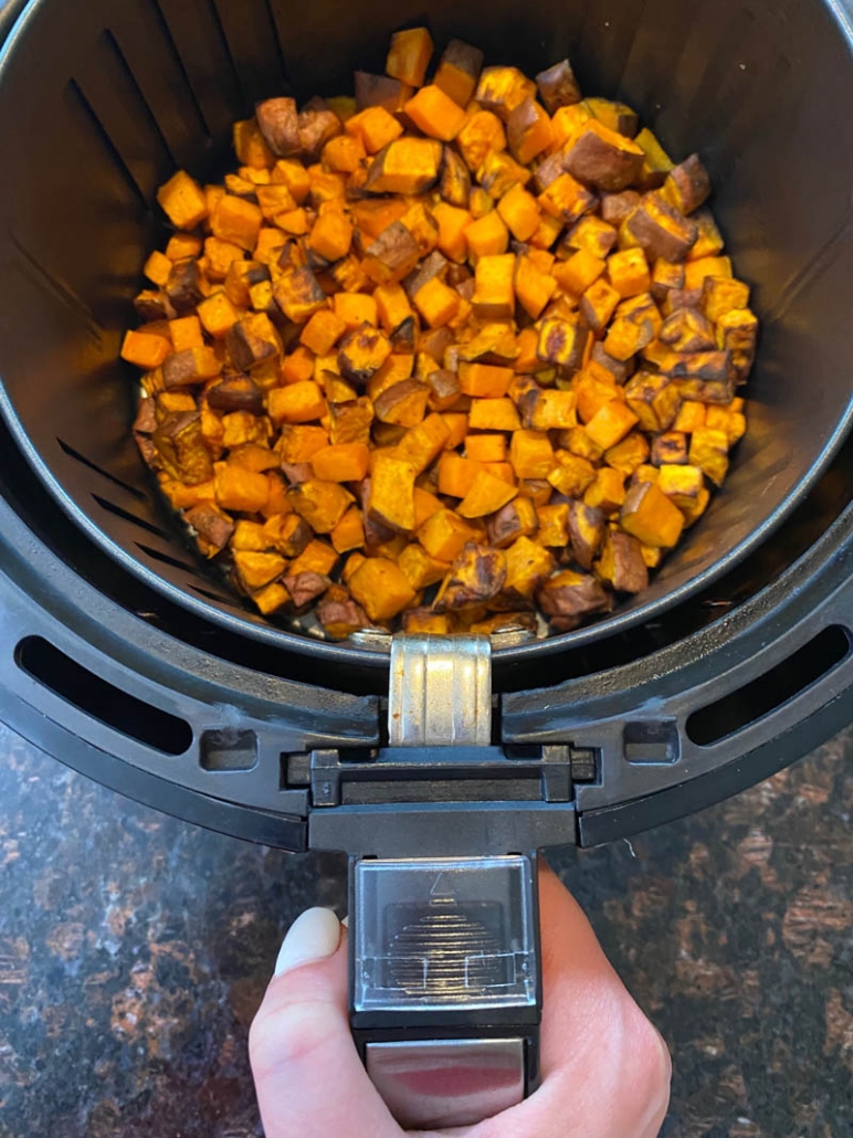 Air Fryer Diced Sweet Potatoes Melanie Cooks