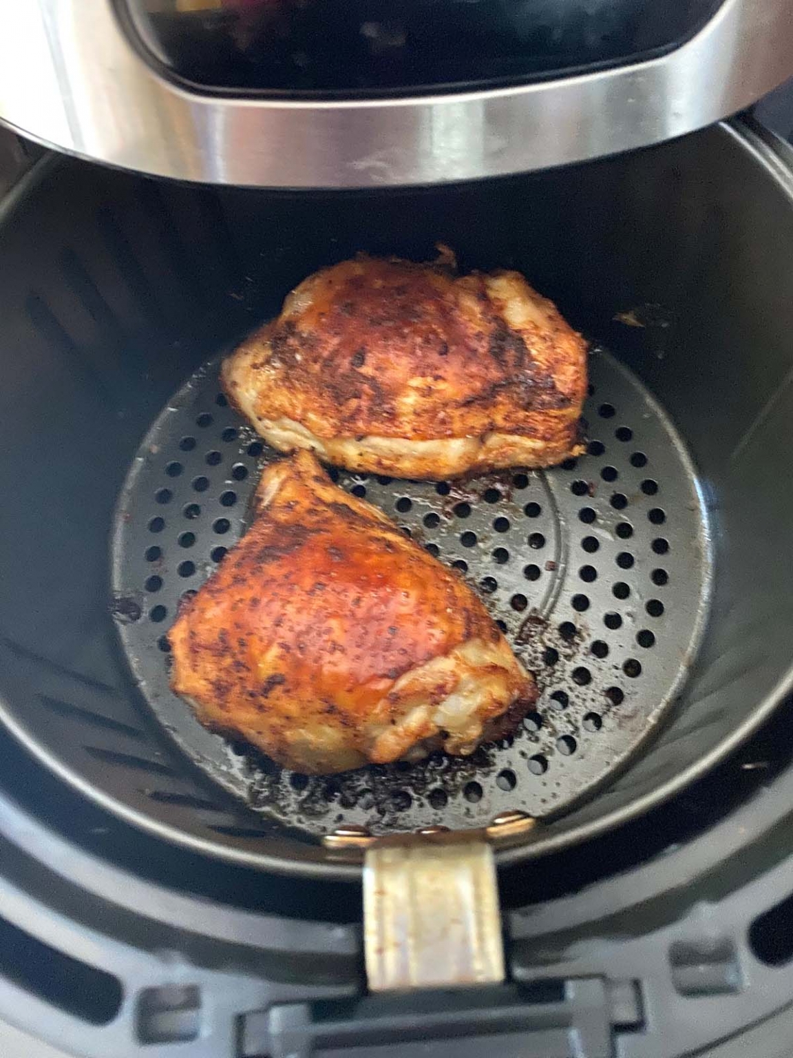 Air Fryer BoneIn Chicken Thighs Melanie Cooks