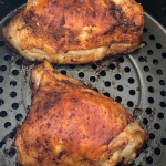 Air Fryer Bone-In Chicken Thighs (4)