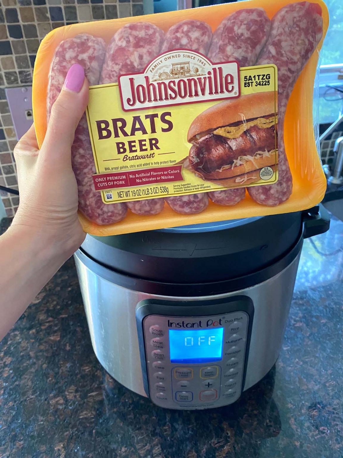 Instant Pot Bratwurst - Melanie Cooks