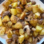 Air Fryer Potatoes And Mushrooms (6)