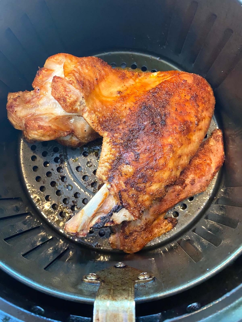 cooked turkey wings in air fryer