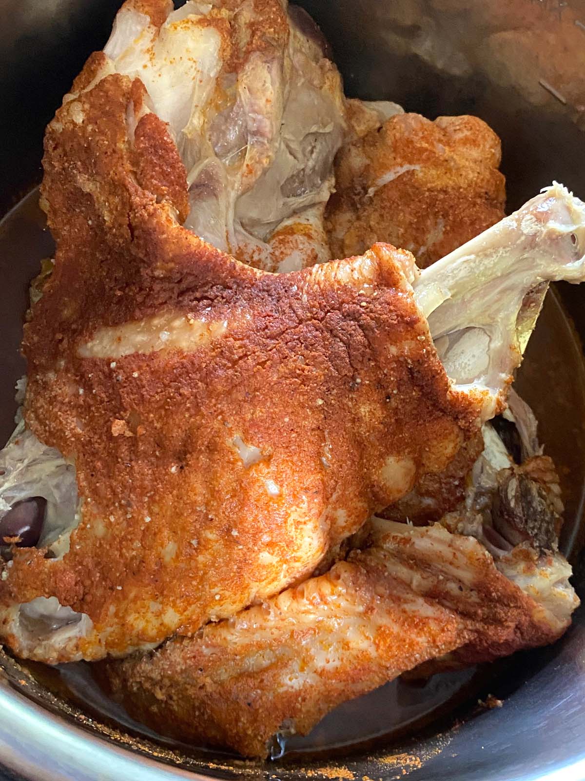 cooked turkey wings in instant pot