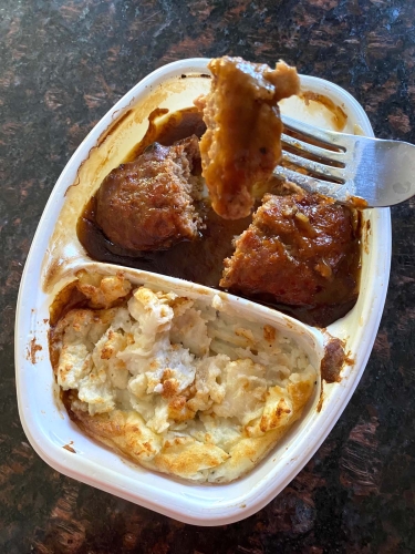 Air Fryer Stouffer’s Frozen Meatloaf (6)