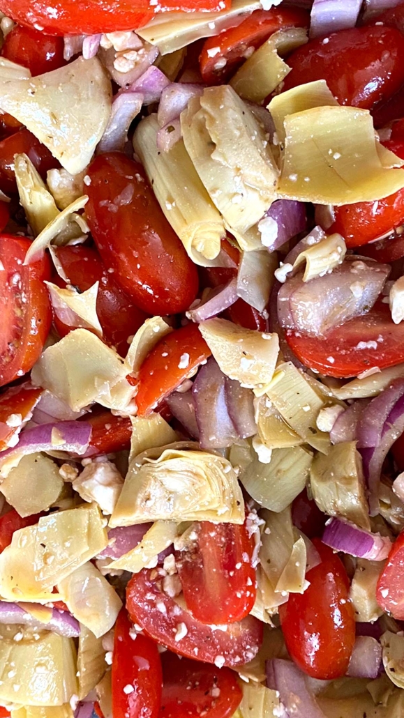 chopped artichoke salad