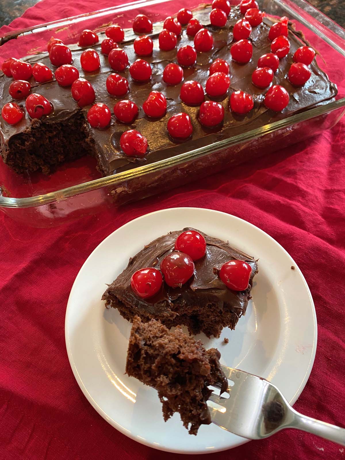 Chocolate Cherry Dump Cake Melanie Cooks