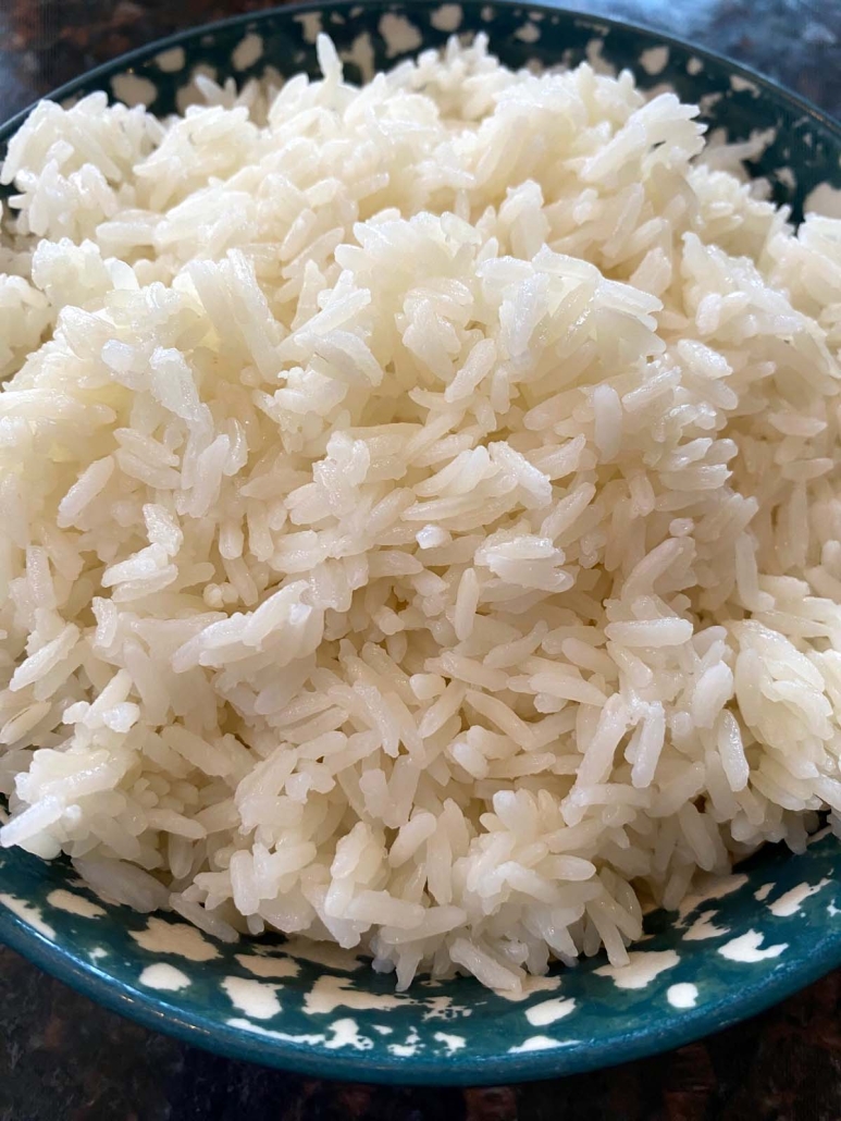 jasmine rice in bowl