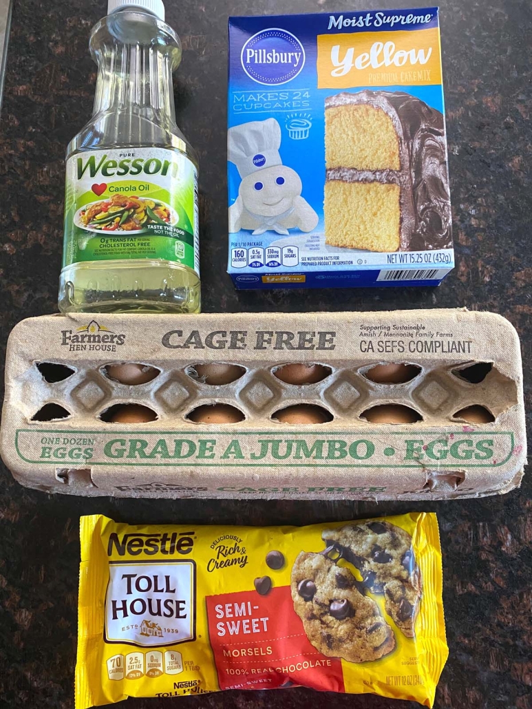 ingredients for yellow cake mix cookies
