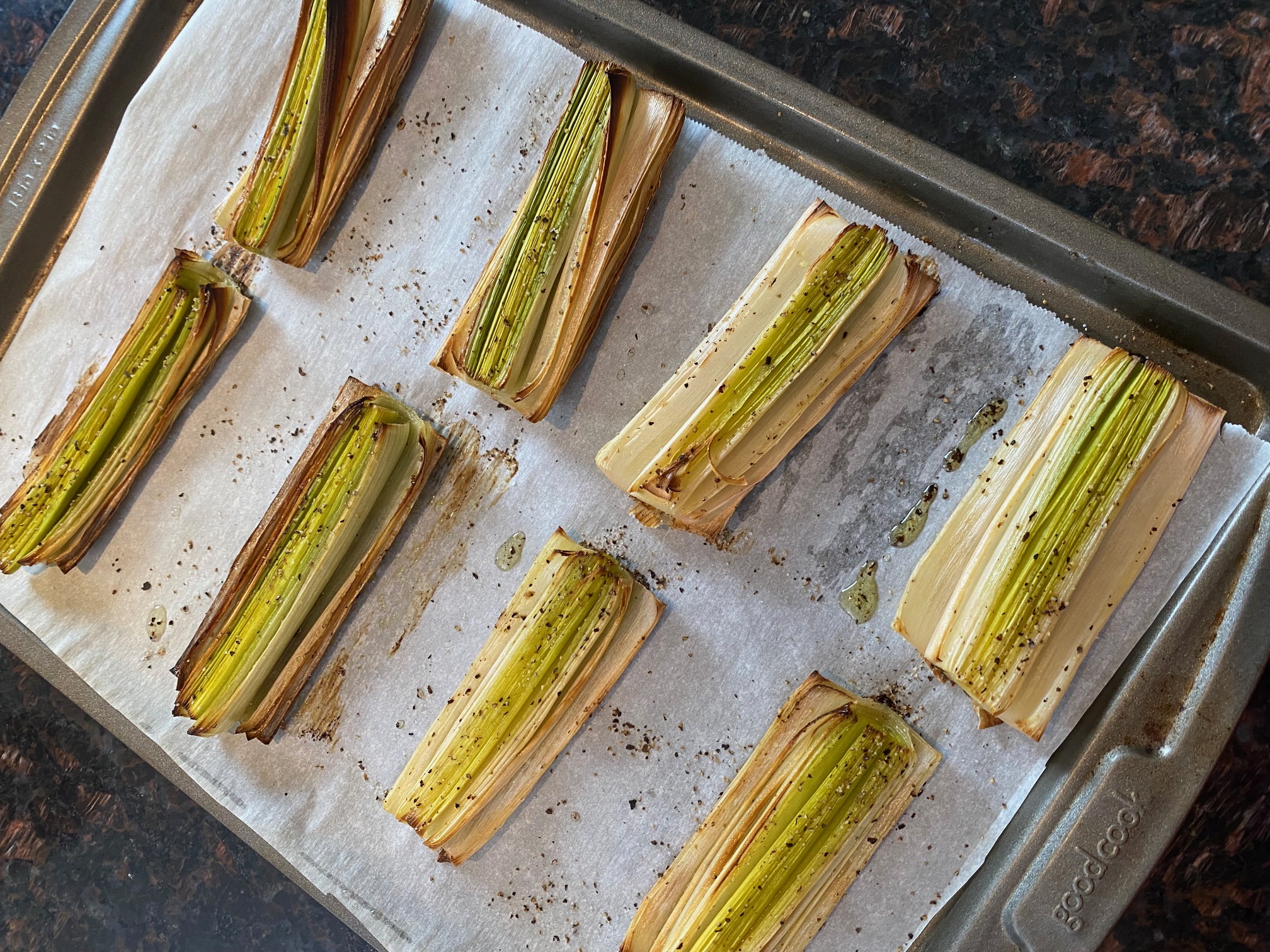 Roasted Leeks – Melanie Cooks