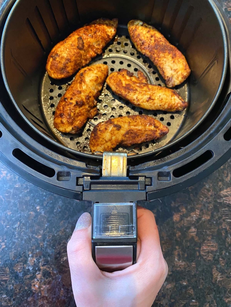 Air Fryer Chicken Tenders (Low Carb-No Breading) - Whole Made Living