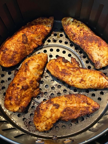 Air Fryer Chicken Tenders No Breading (5)