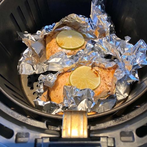 Air Fryer Salmon In Foil Melanie Cooks