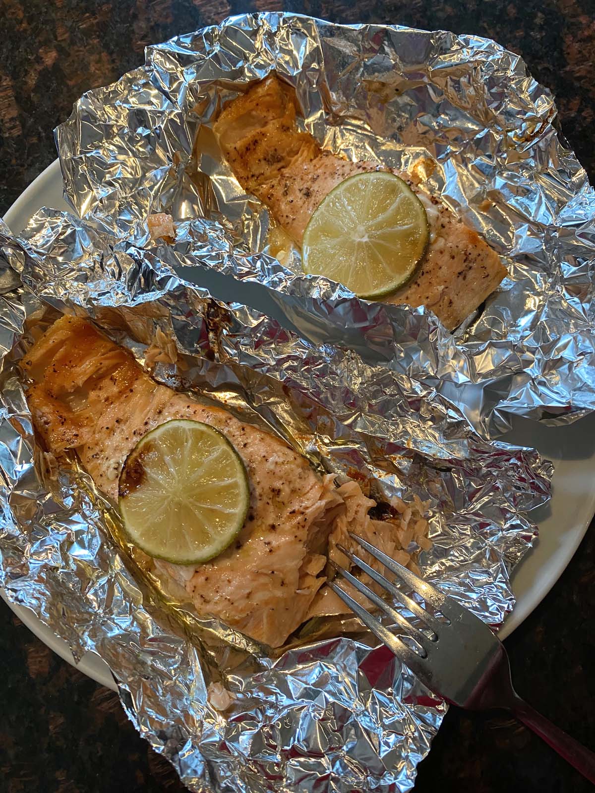 Air Fryer Salmon In Foil Melanie Cooks