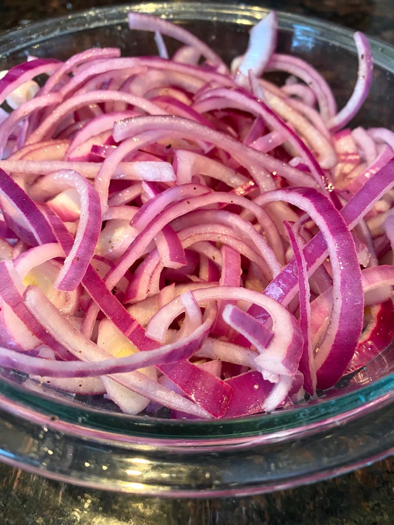 Mexican Pickled Red Onions side dish