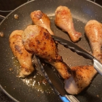 Pan Fried Chicken Drumsticks