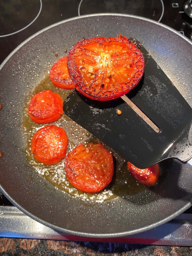 Pan Fried Tomatoes