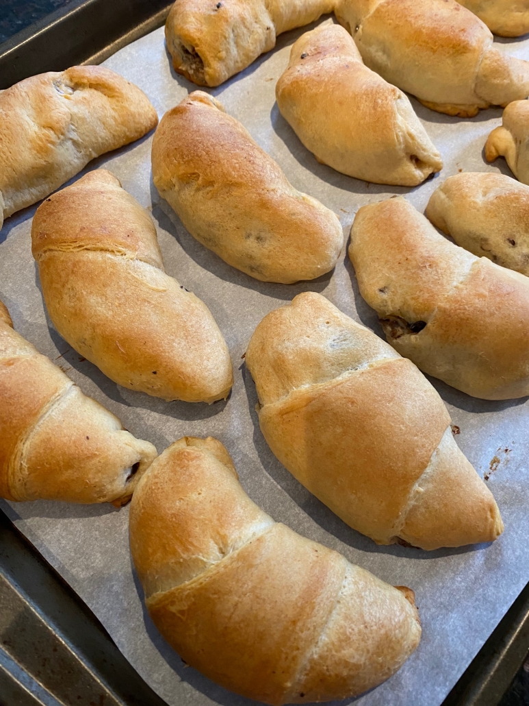 easy breakfast Sausage Cream Cheese Crescent Rolls