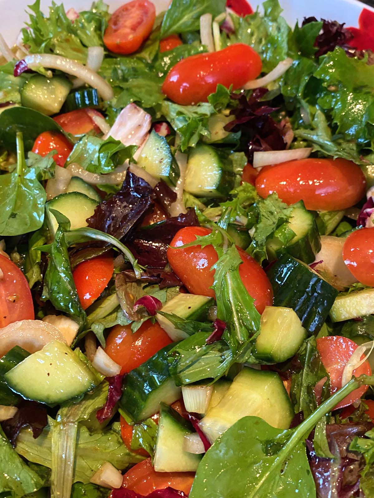 Spring Mix Salad Melanie Cooks