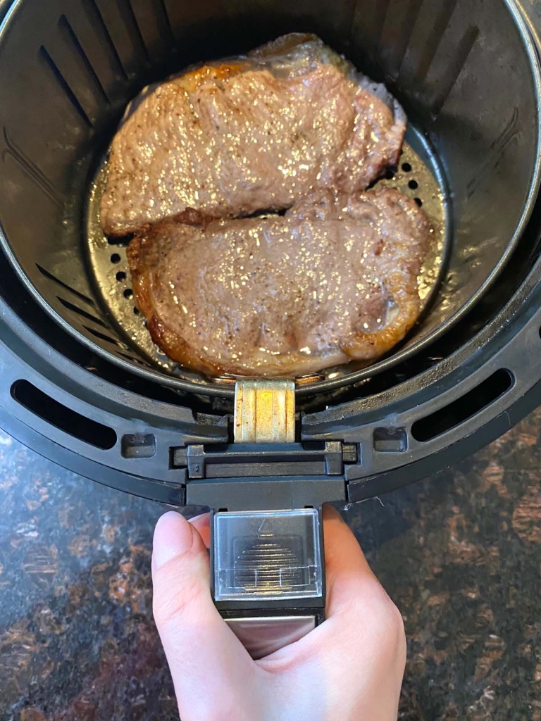 Air Fryer New York Strip Steak Melanie Cooks