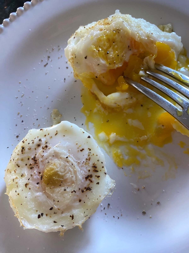 Air Fryer Poached Eggs