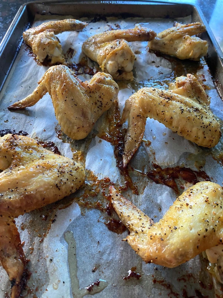 lemon pepper seasoned chicken wings