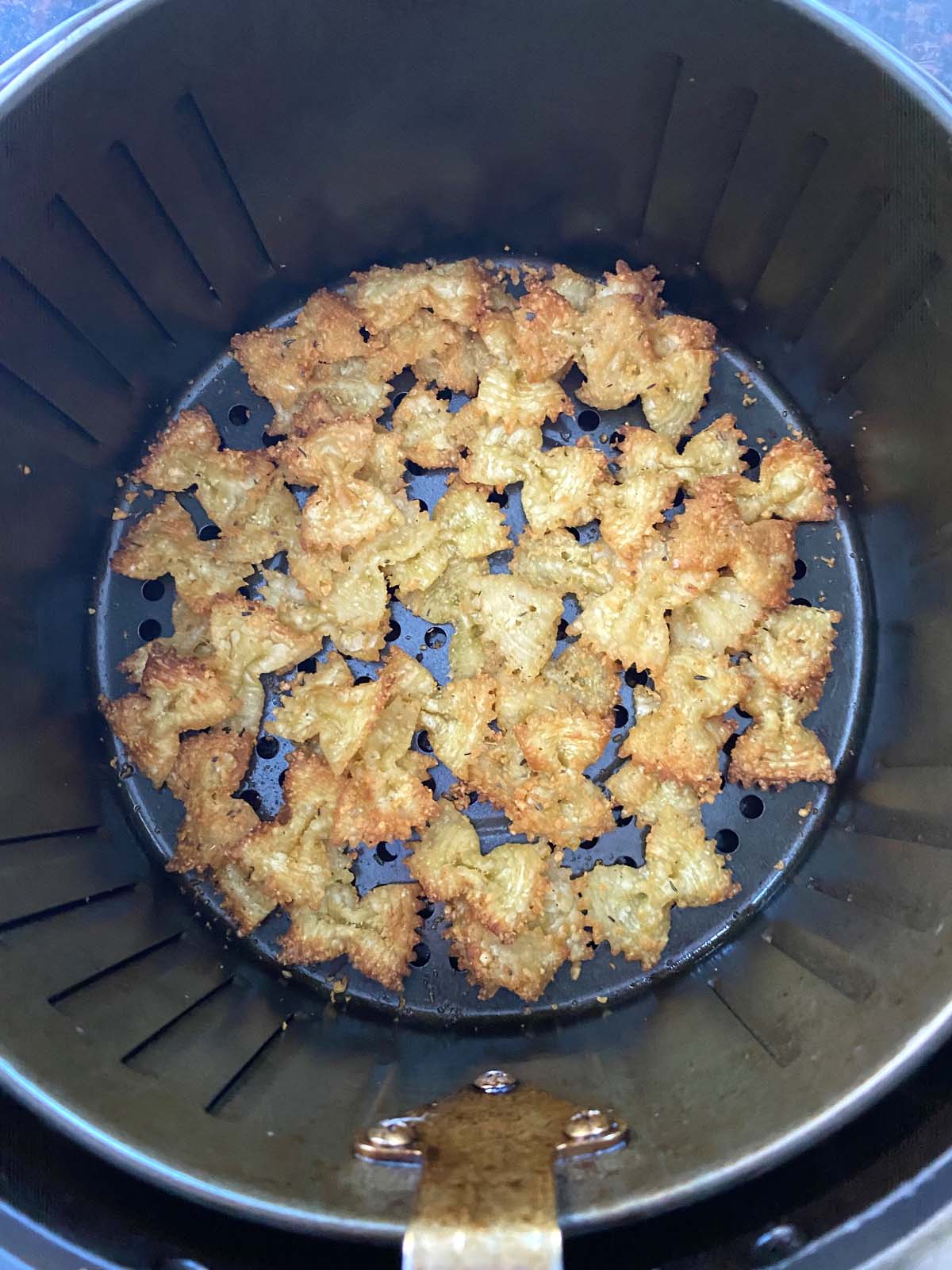 Air fryer pasta chips.