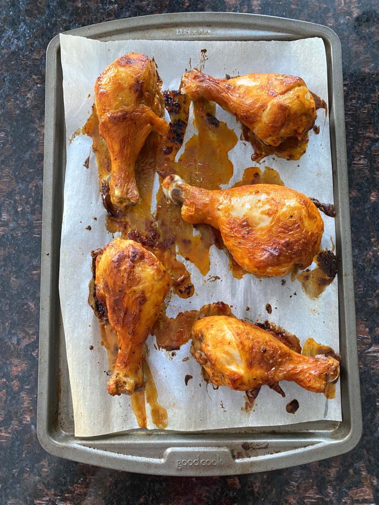 Baked Buffalo Chicken Drumsticks