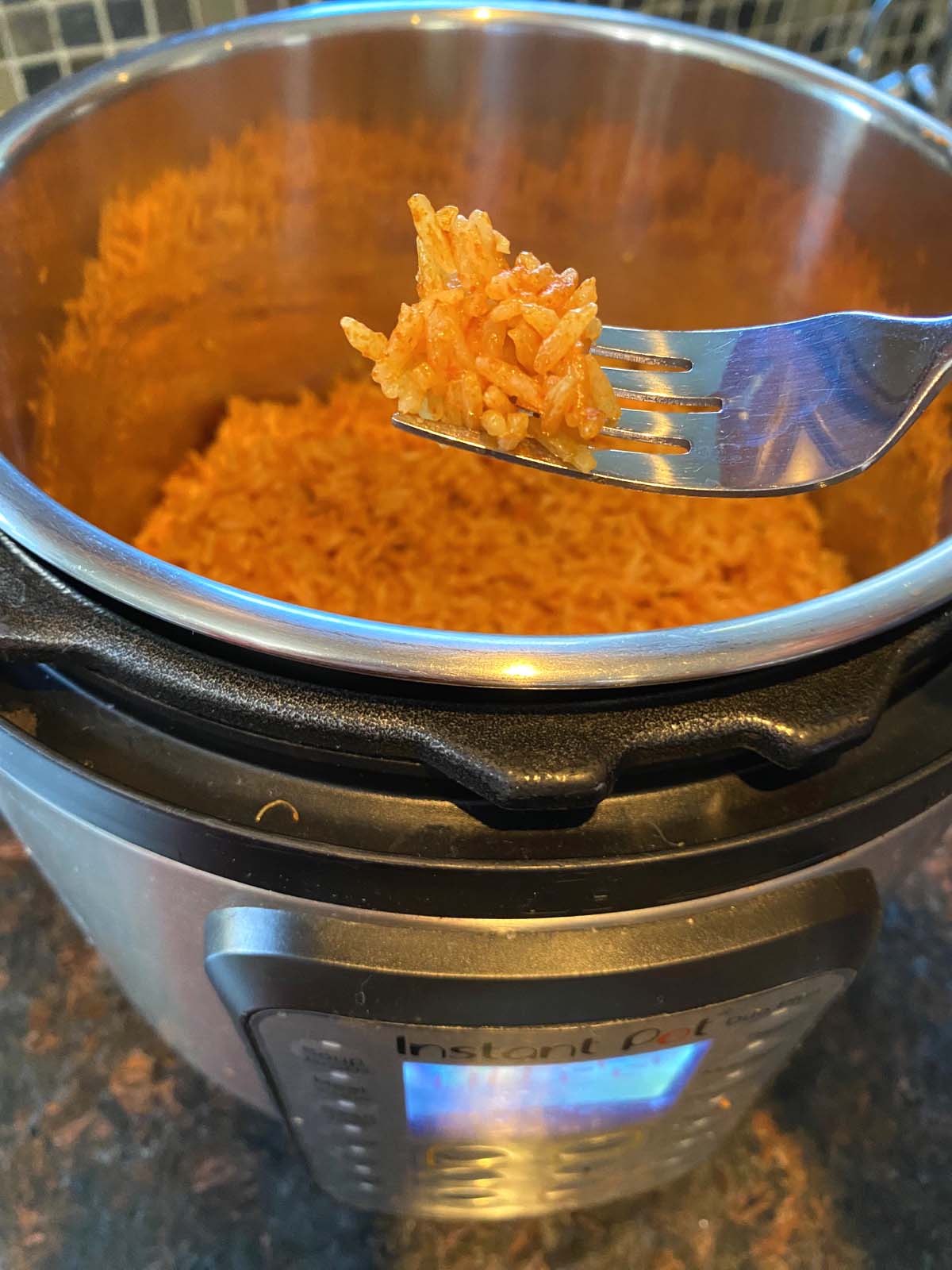 Instant Pot Mexican Rice - Easy Pressure Cooker Recipe - Upstate Ramblings