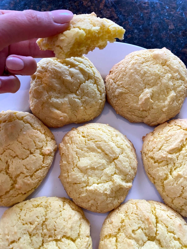 baked Lemon Cake Mix Cookies