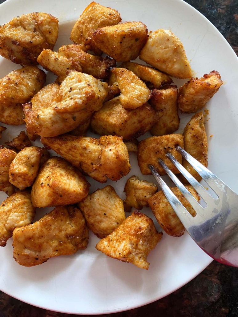 Air Fryer Chicken Bites - Fork To Spoon