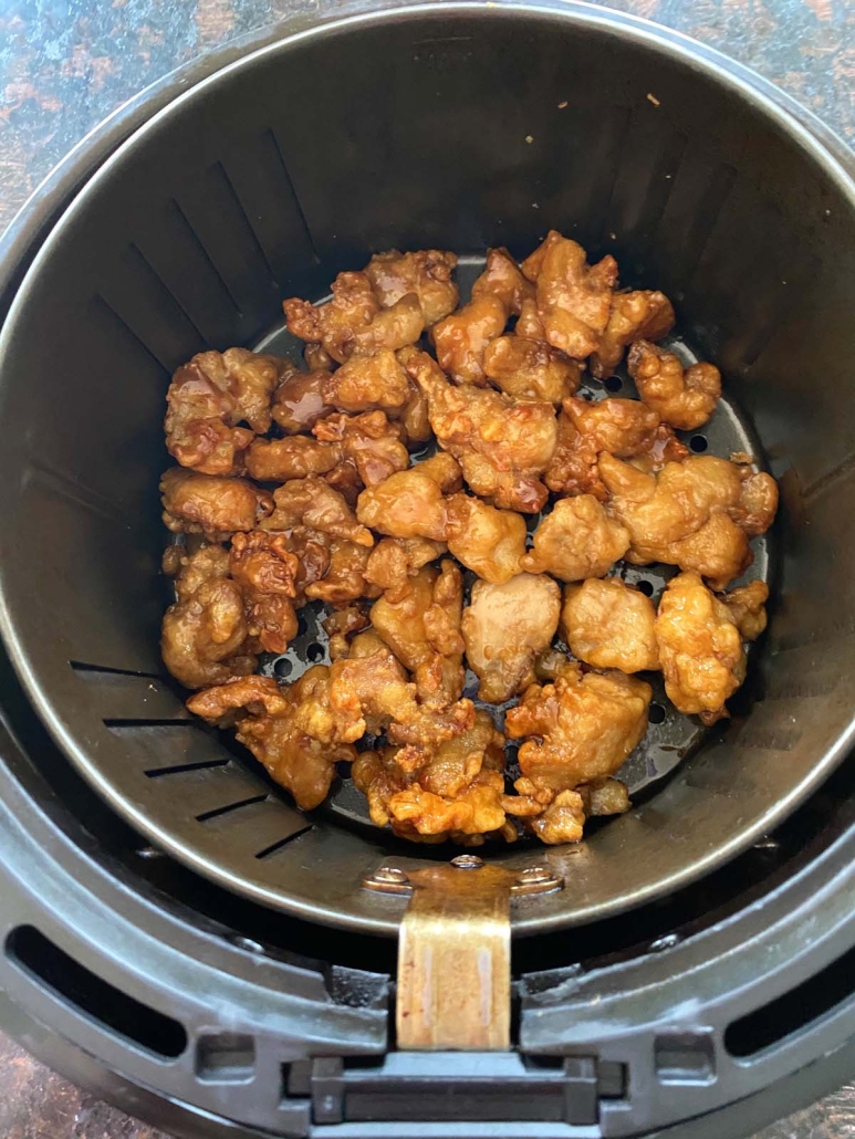Trader Joe’s Orange Chicken in air fryer
