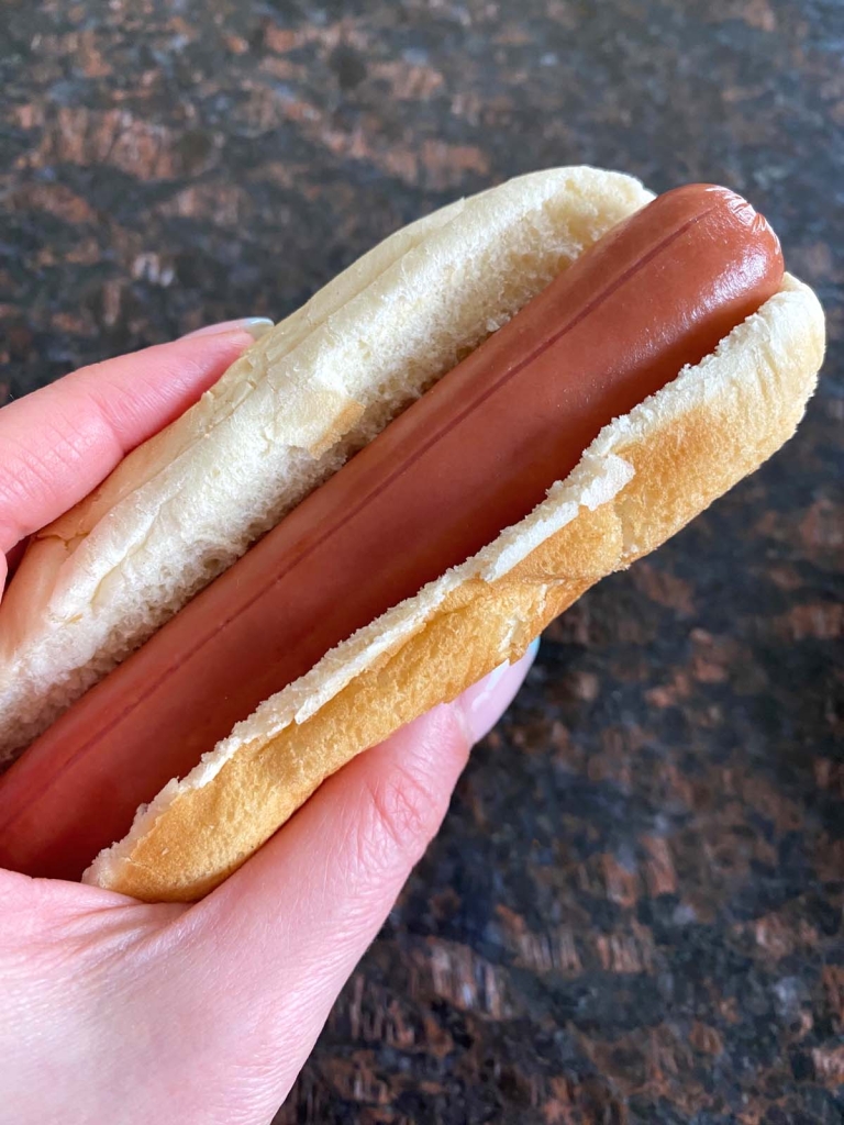 Microwave Hot Dog