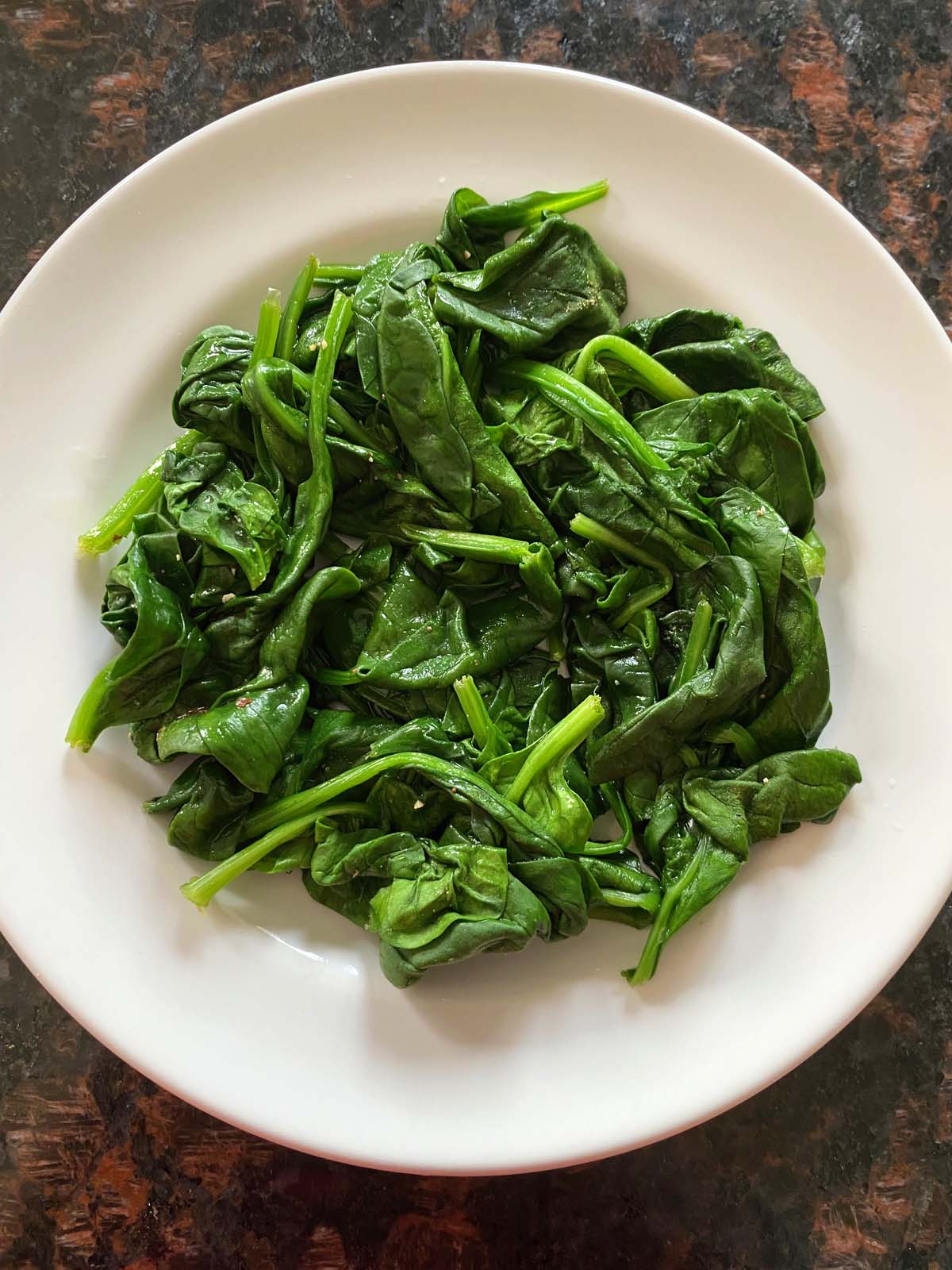 Microwave Steamed Spinach – Melanie Cooks