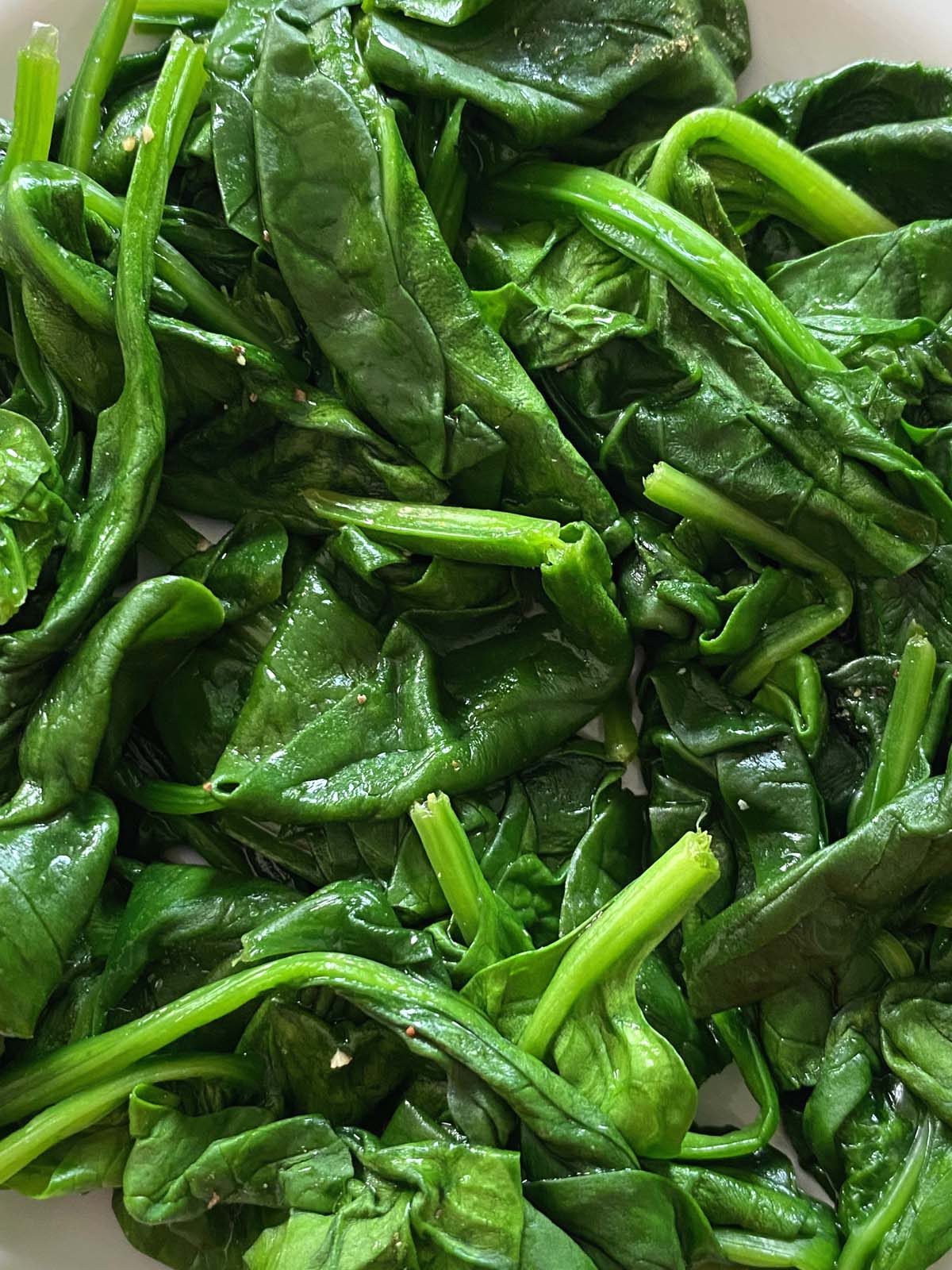 Microwave Steamed Spinach – Melanie Cooks