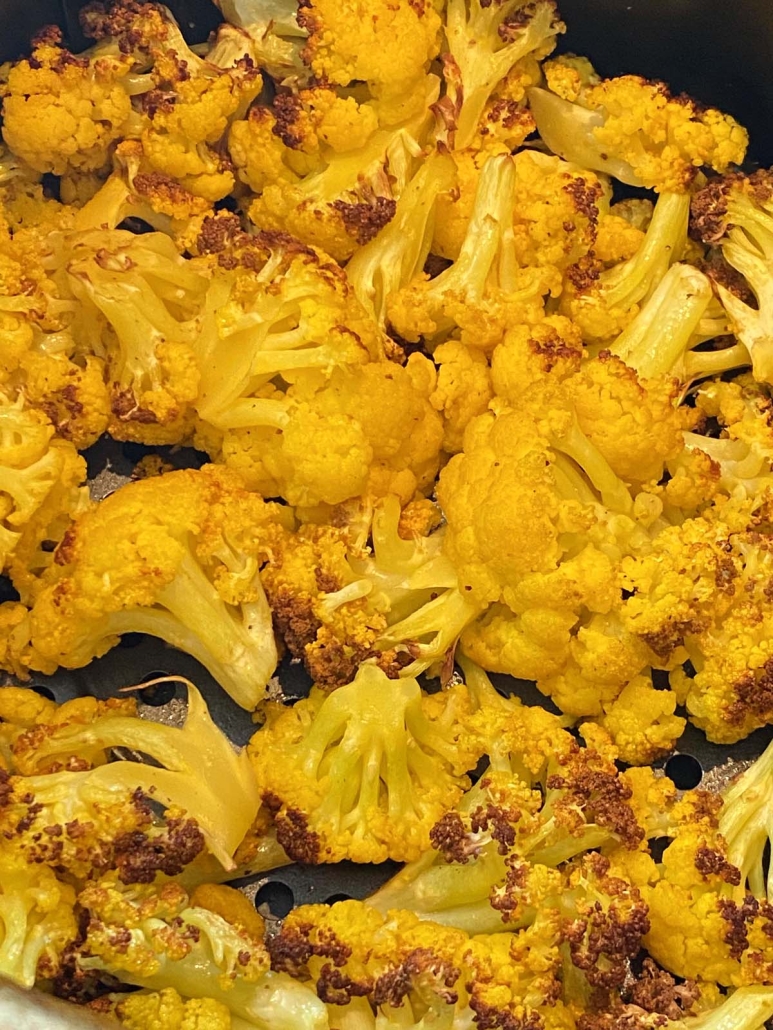 seasoned Orange Cauliflower In Air Fryer