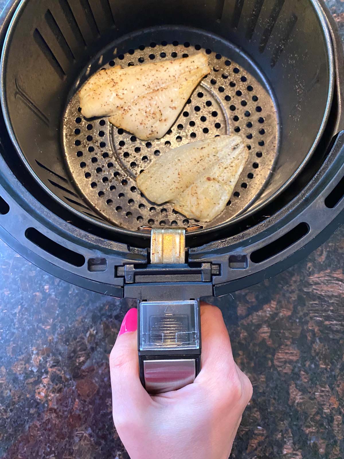 Air Fryer Flounder Fish Melanie Cooks