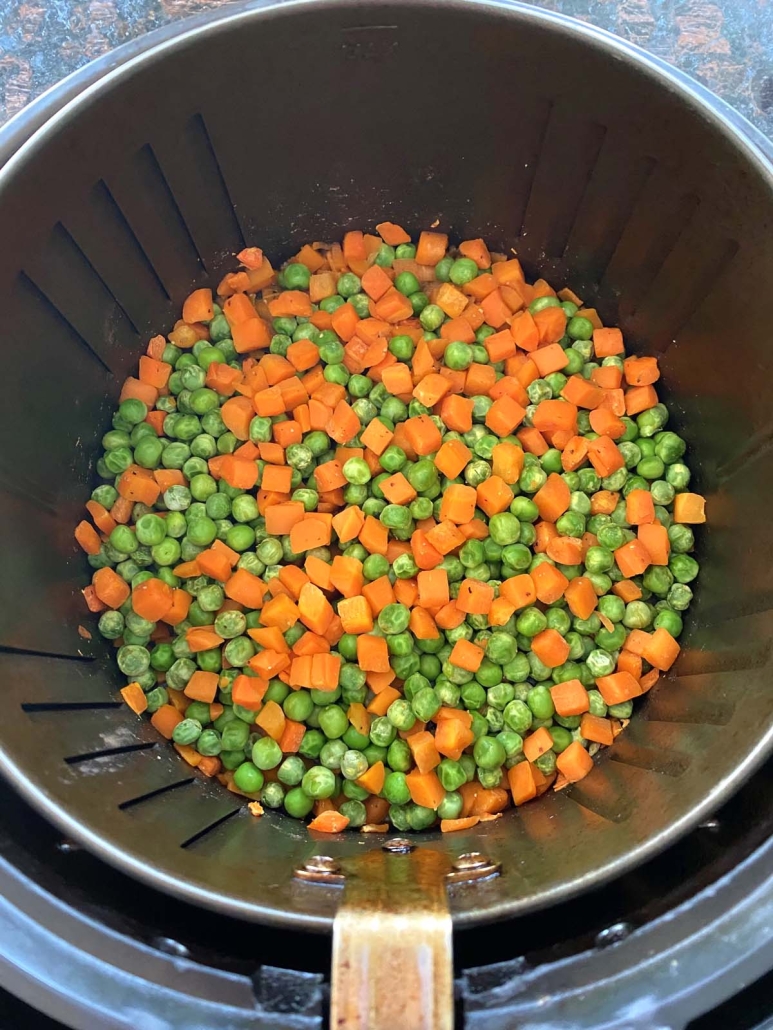 seasoned peas and carrots in air fryer 