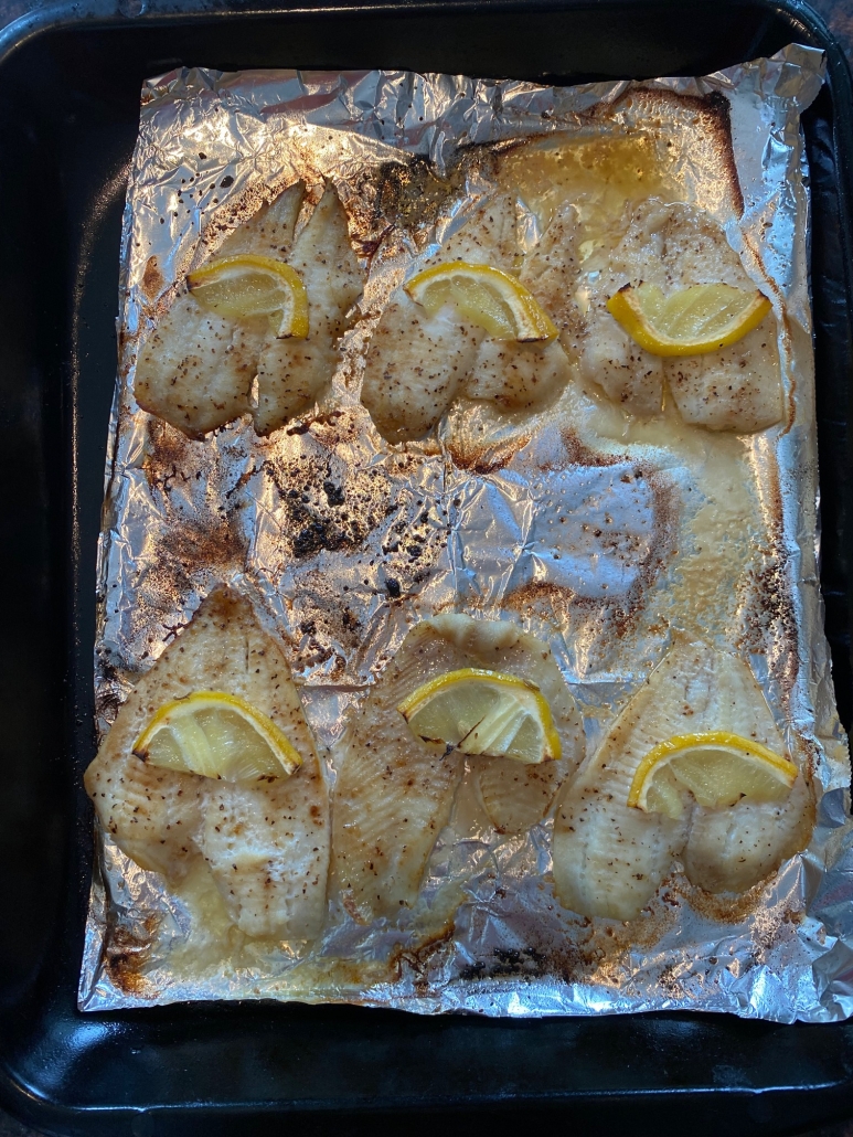 flounder broiled in the oven