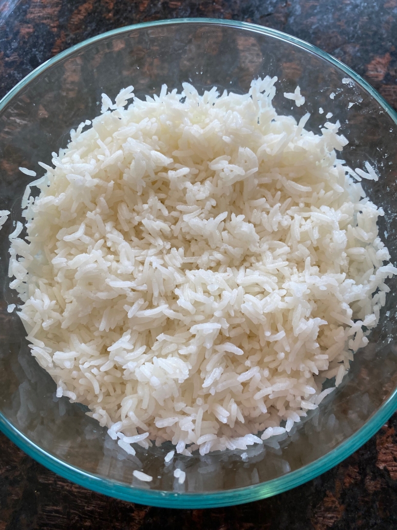 bowl of fluffy Oven Baked Rice