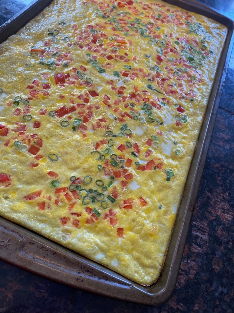 easy brunch dish Sheet Pan Eggs